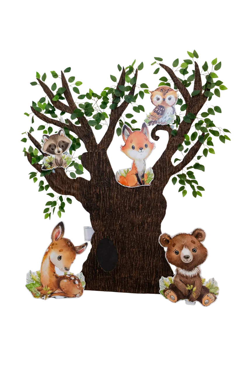 Woodland Tree with Animals