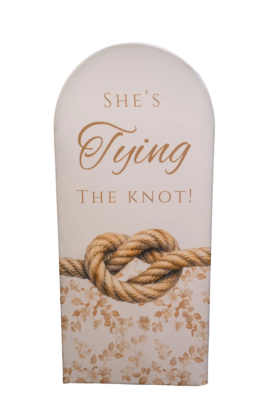 She's Tying The Knot 6ft Arch Cover