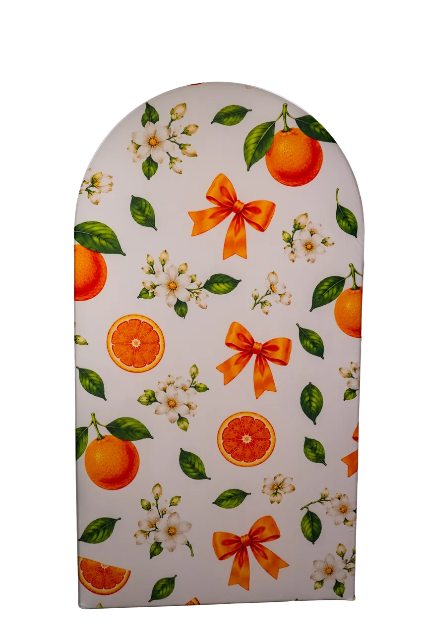 Oranges and Flowers 7.2ft Arch Cover