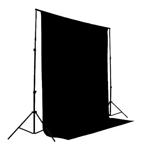Backdrop preto 2.4x4m
