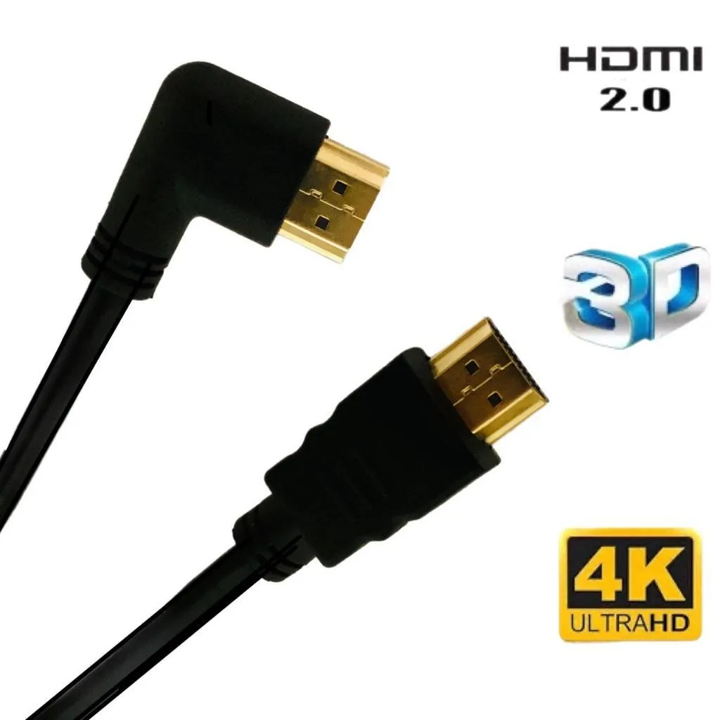 CABO HDMI 4K 3D HDR ETHERNET 2.0 90° 10MT