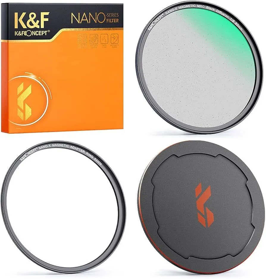 Filto K&F Concept - nano-X MRC Black diffusion 1/8 82mm