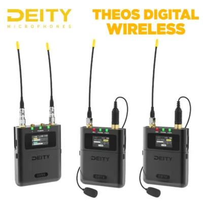 DEITY THEOS UHF - c/ 2 Transmissores e 1 receptor