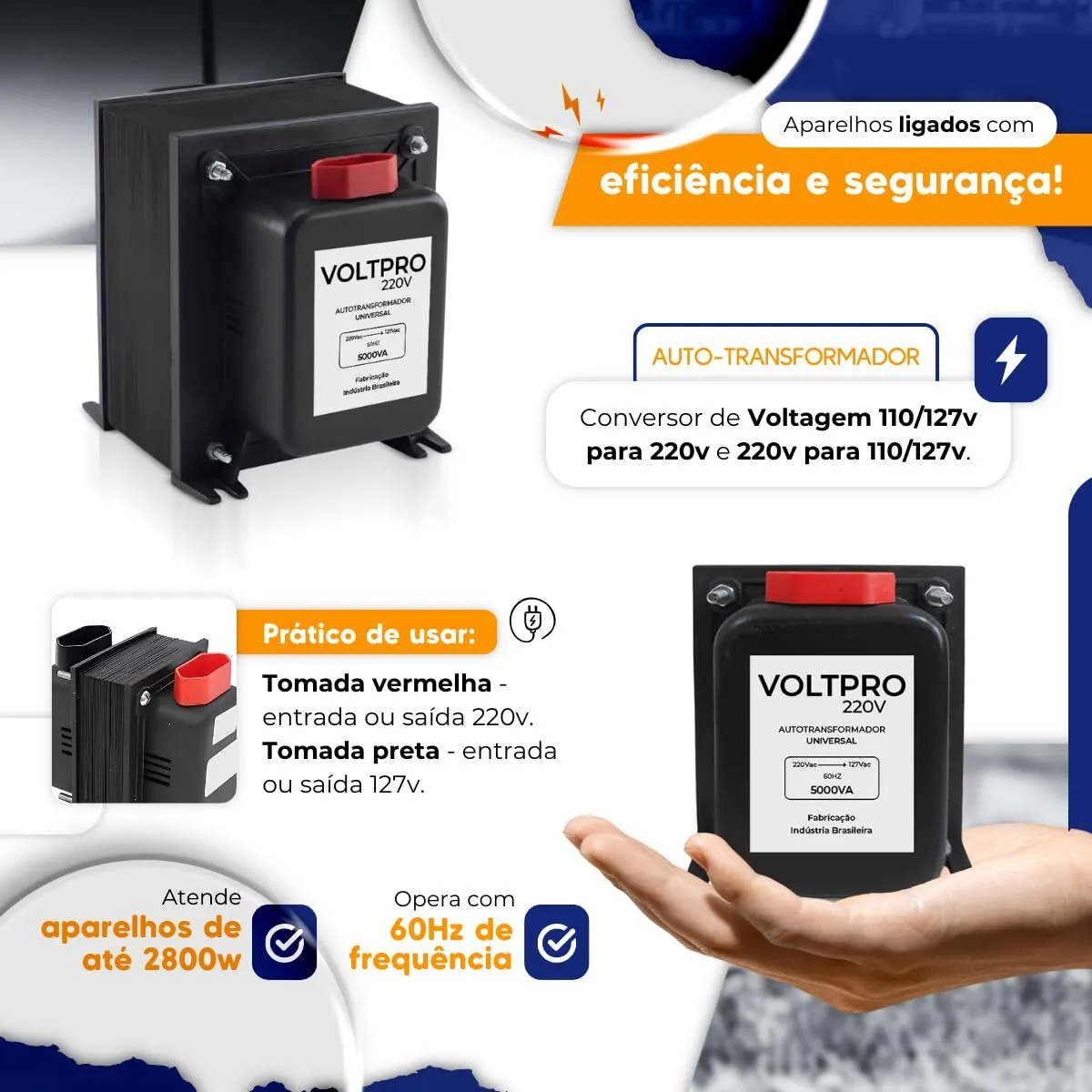 Transformador MX5000VA 2000W