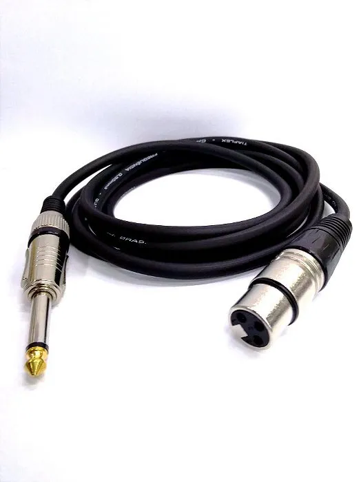 Cabo P10/XLR fêmea