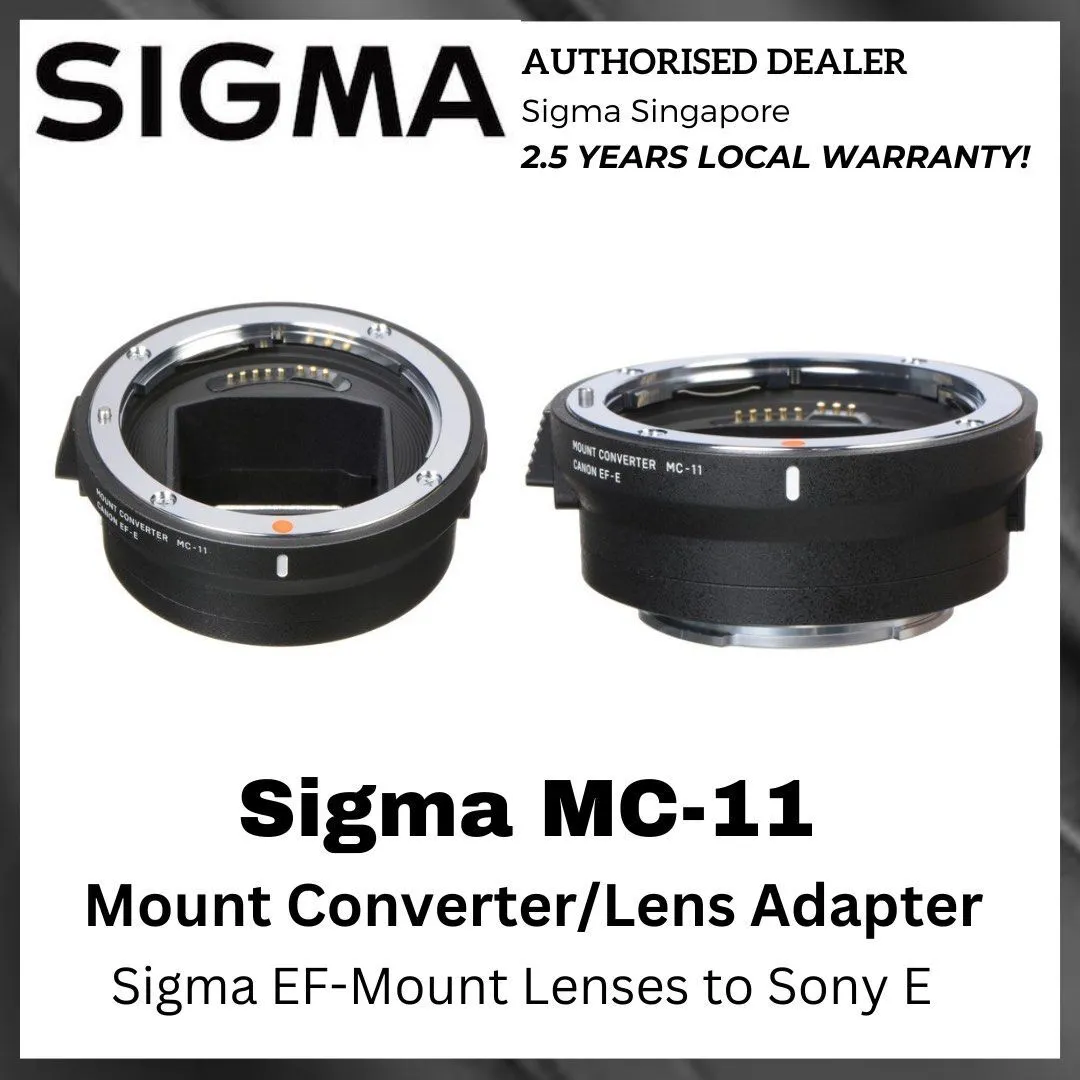 Adaptador Sigma MC-11 (EF p/ E)