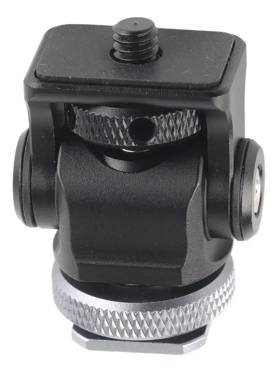 Suporte Hot Shoe, Monitor, Flash E Microfone