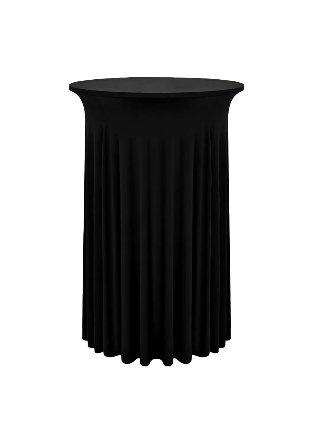 Black 42" Cocktail Tablecloth