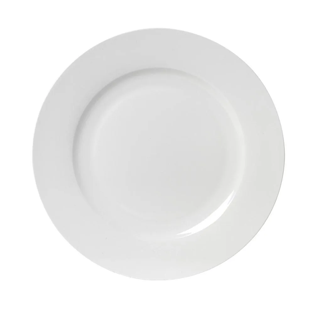 white dinner plate 