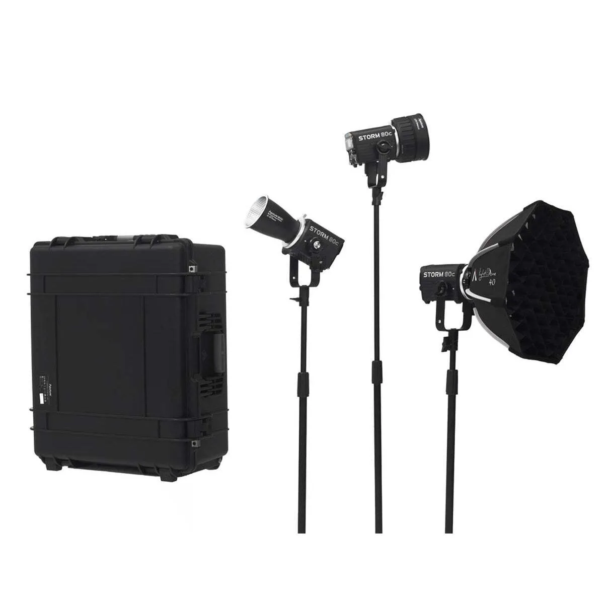 Aputure Storm 80c LED 3 Light Kit