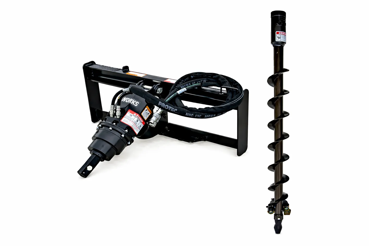 AUGER BIT,SKID STEER, 6"