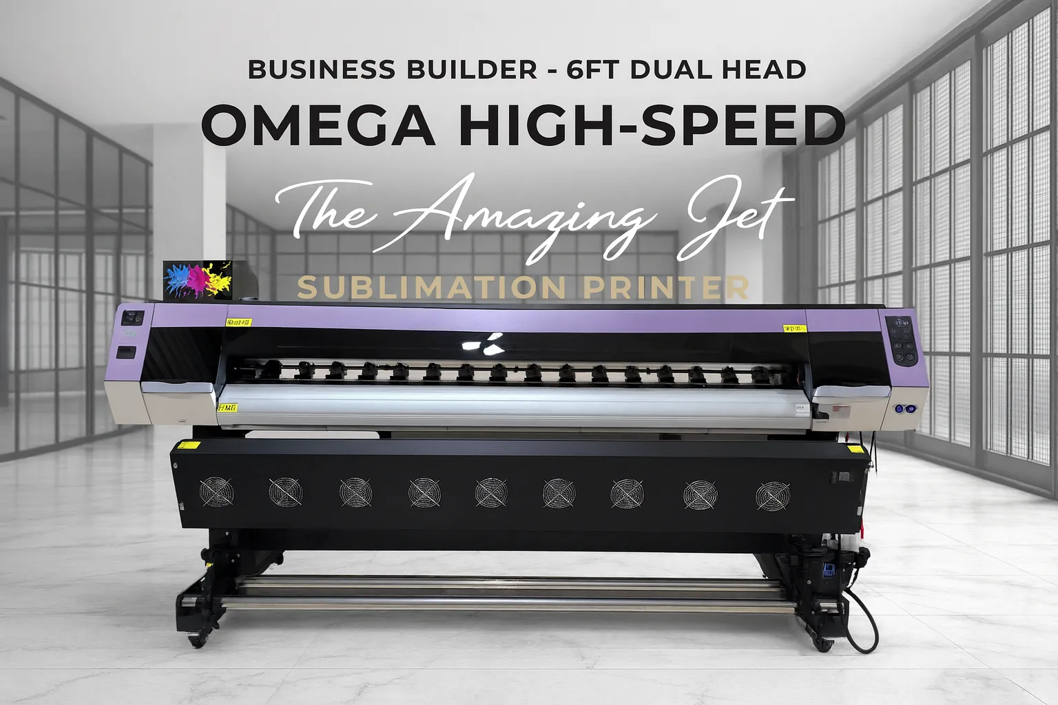 BUSINESS BUILDER – 6ft Dual Head Sublimation Printer 