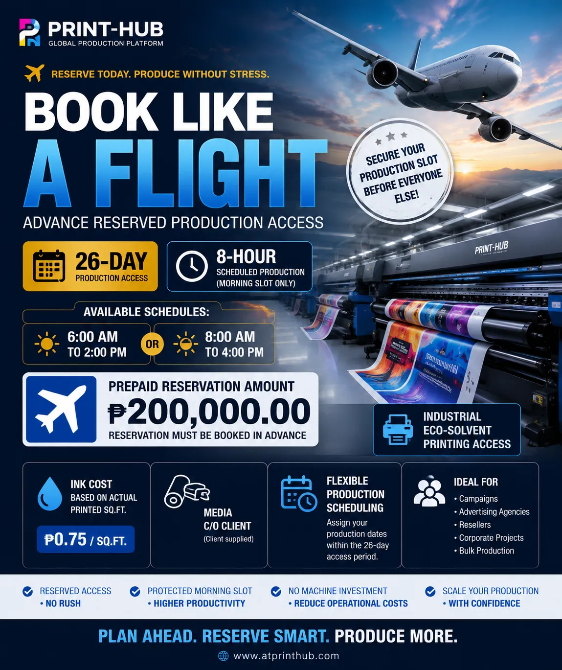 ✈️ BOOK LIKE A FLIGHT | Reserved Production Access
