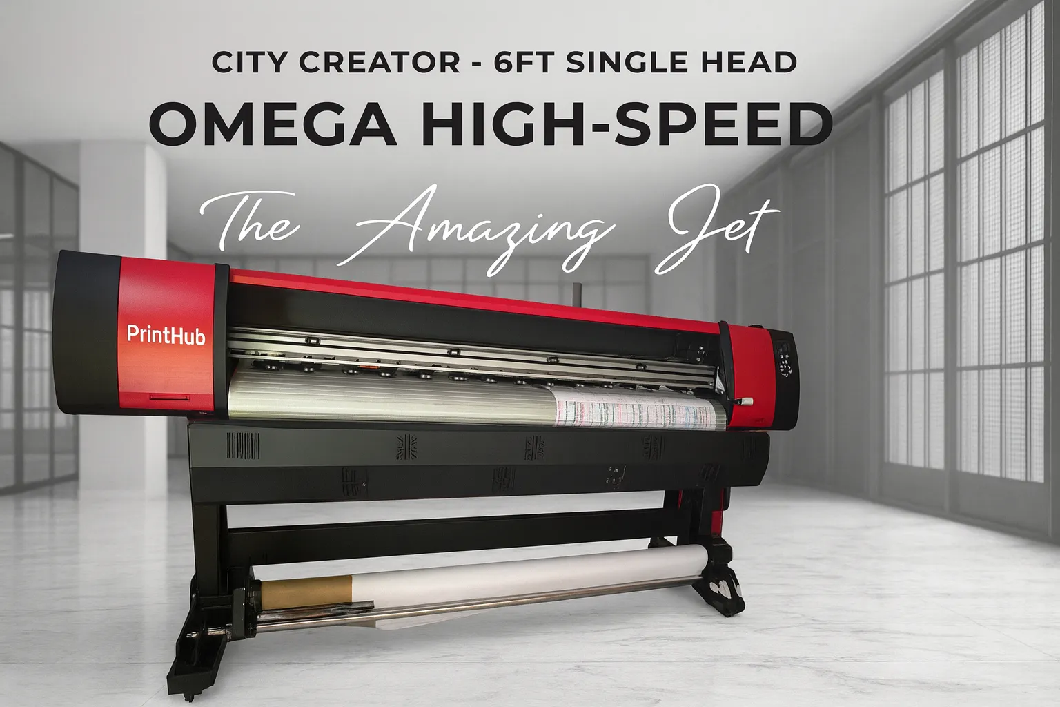 CITY CREATOR – 6ft Single Head "Omega High-Speed" Eco-Solvent Printer - Unit 2