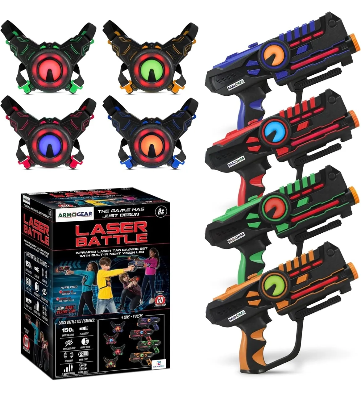 8 Person Lazer Tag Party Set