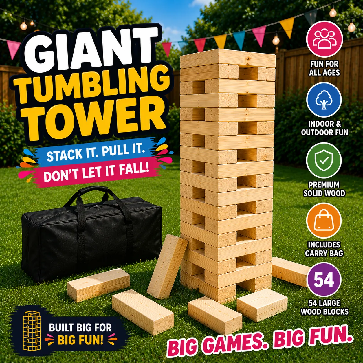 Giant Tumbling Tower
