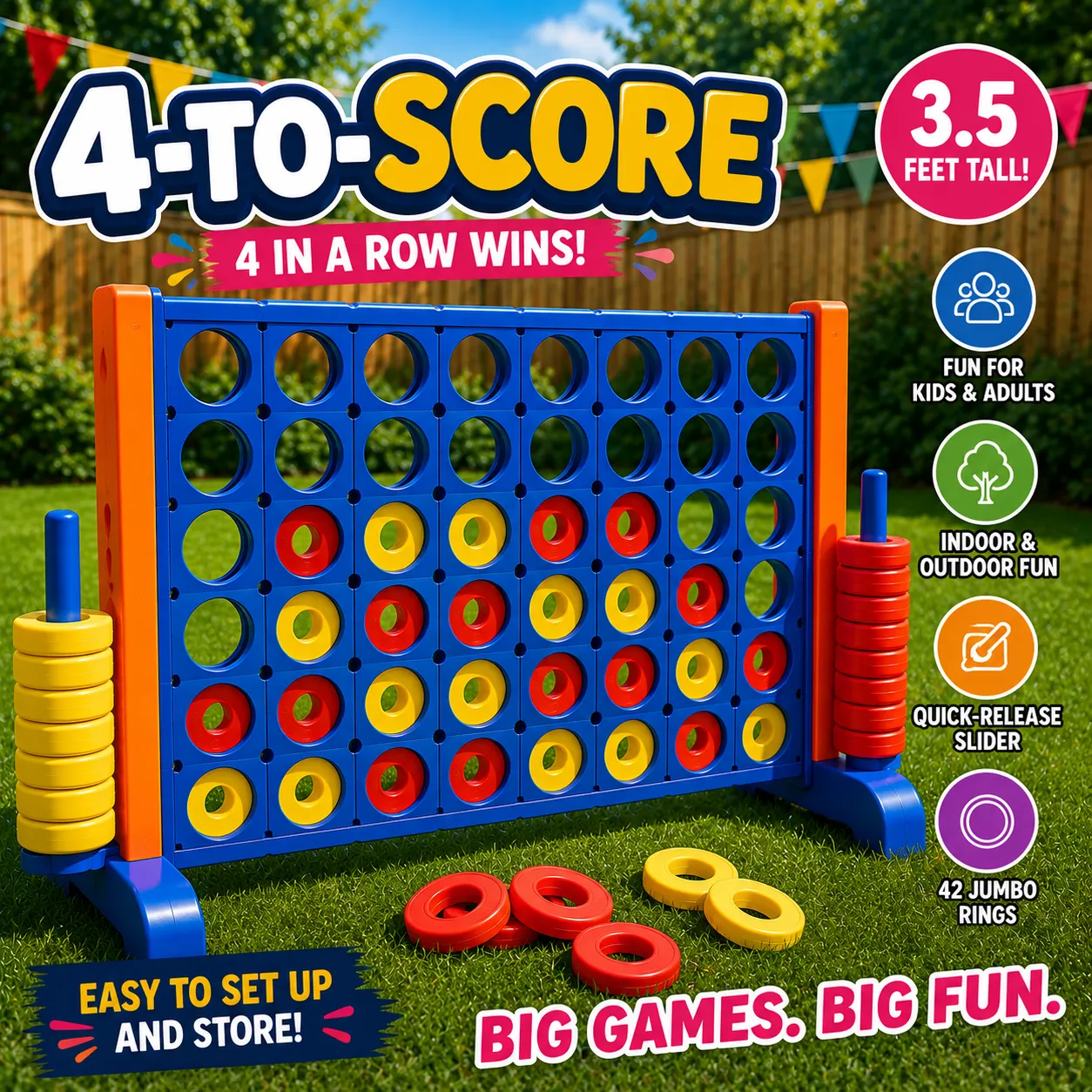 Giant 4-to-Score Game