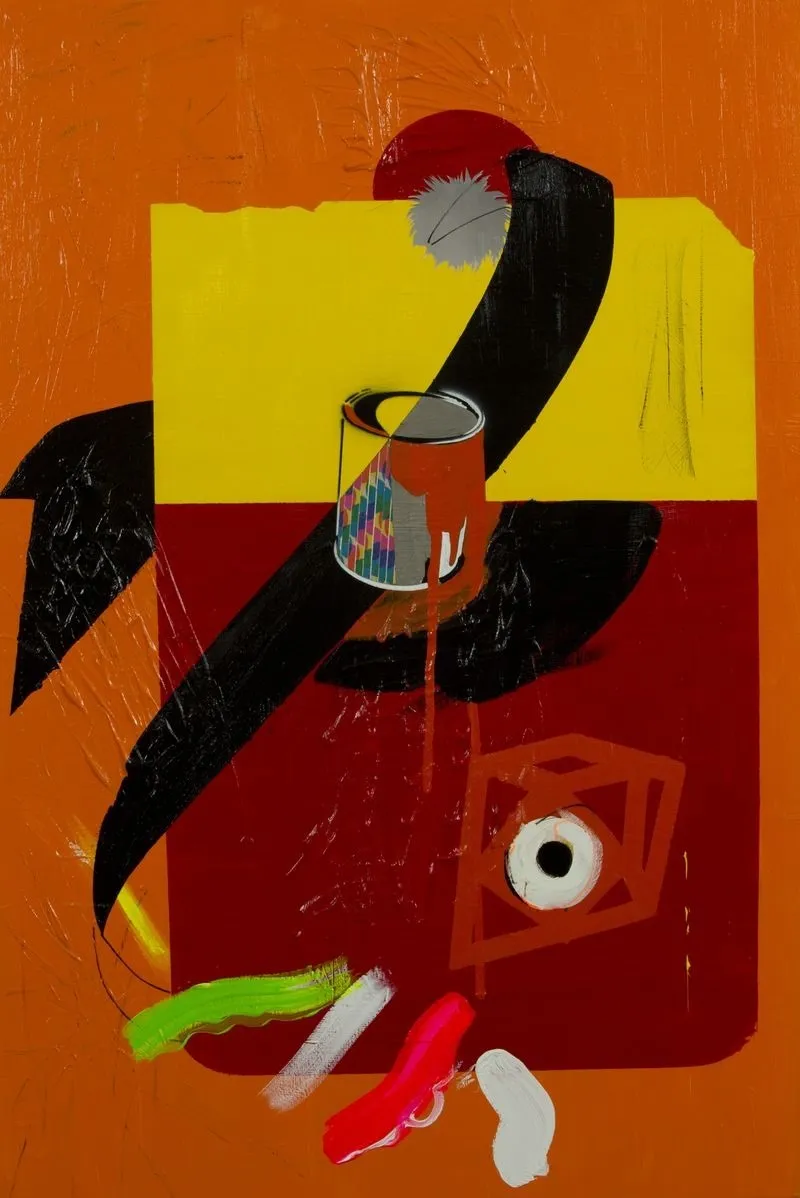 Ondřej Kopal: Fire Smail 90x120