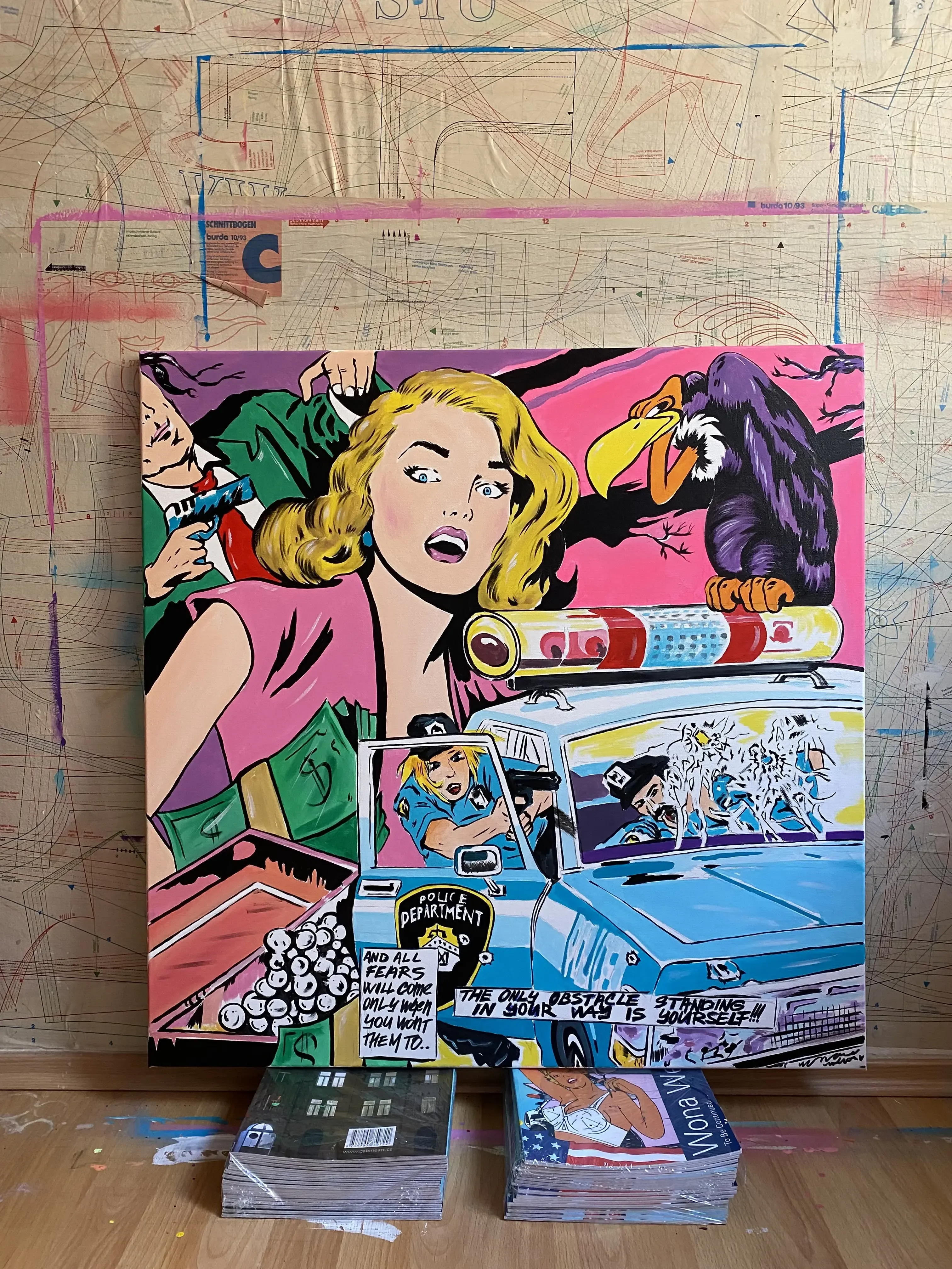 Wena Wona / Vendula Veselá: Vulture 70x70