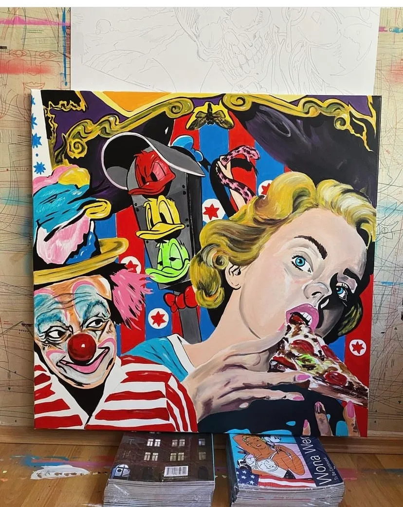 Wona Wena / Vendula Veselá: Circus 105x105