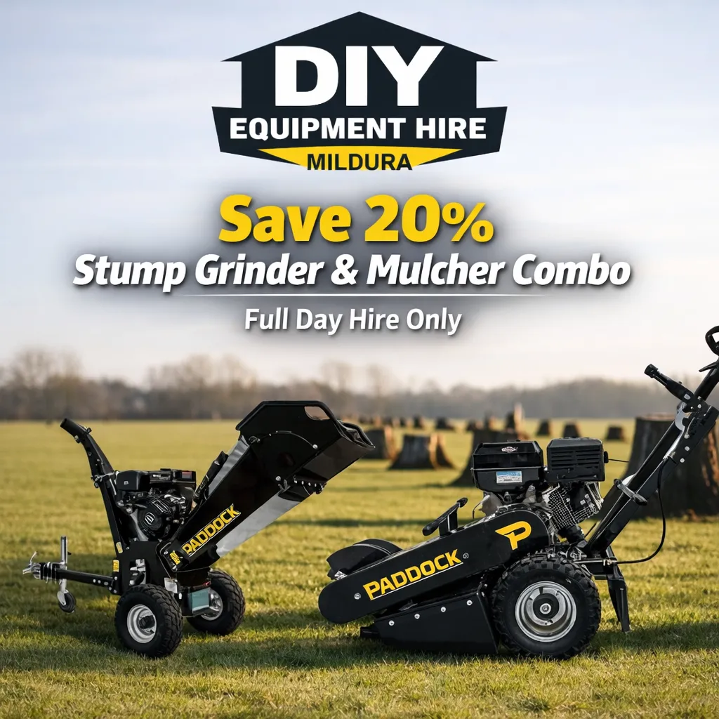 Stump Grinder & Mulcher Bundle