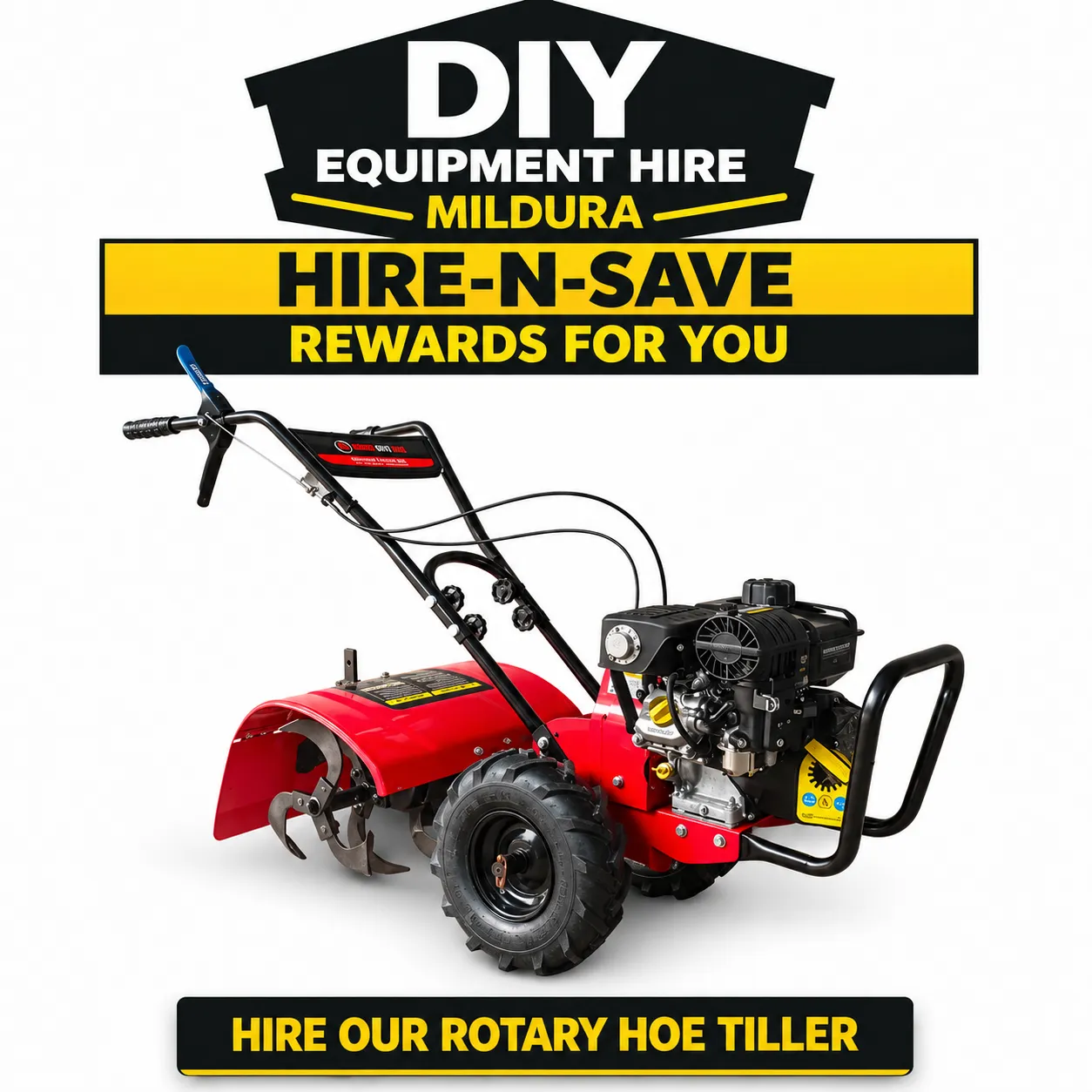 Commercial Cultivator Tiller 