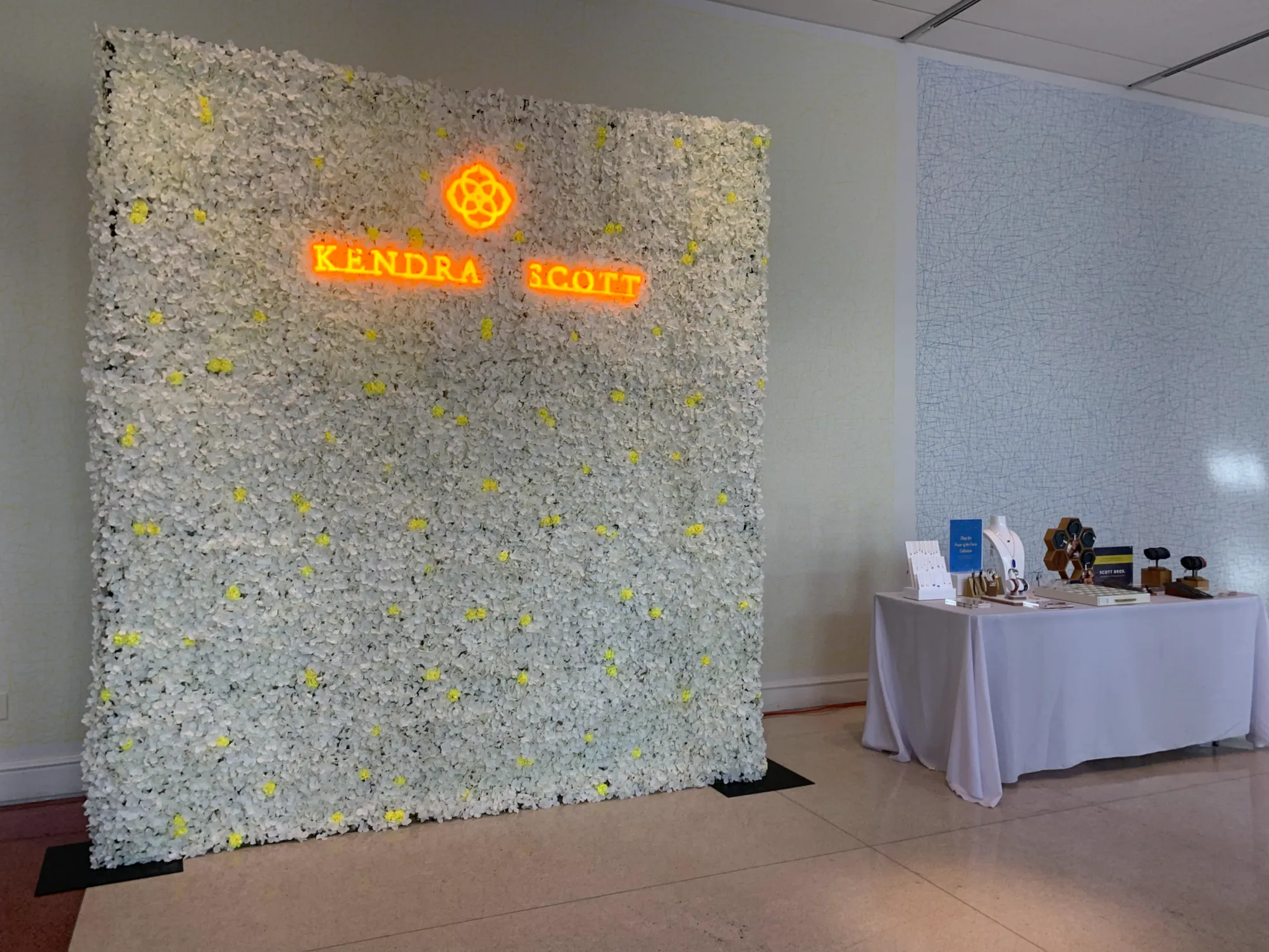 White Flower Wall 
