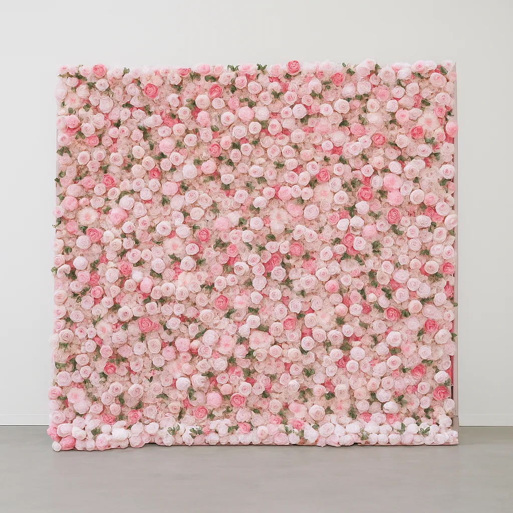 Pink Rose Wall