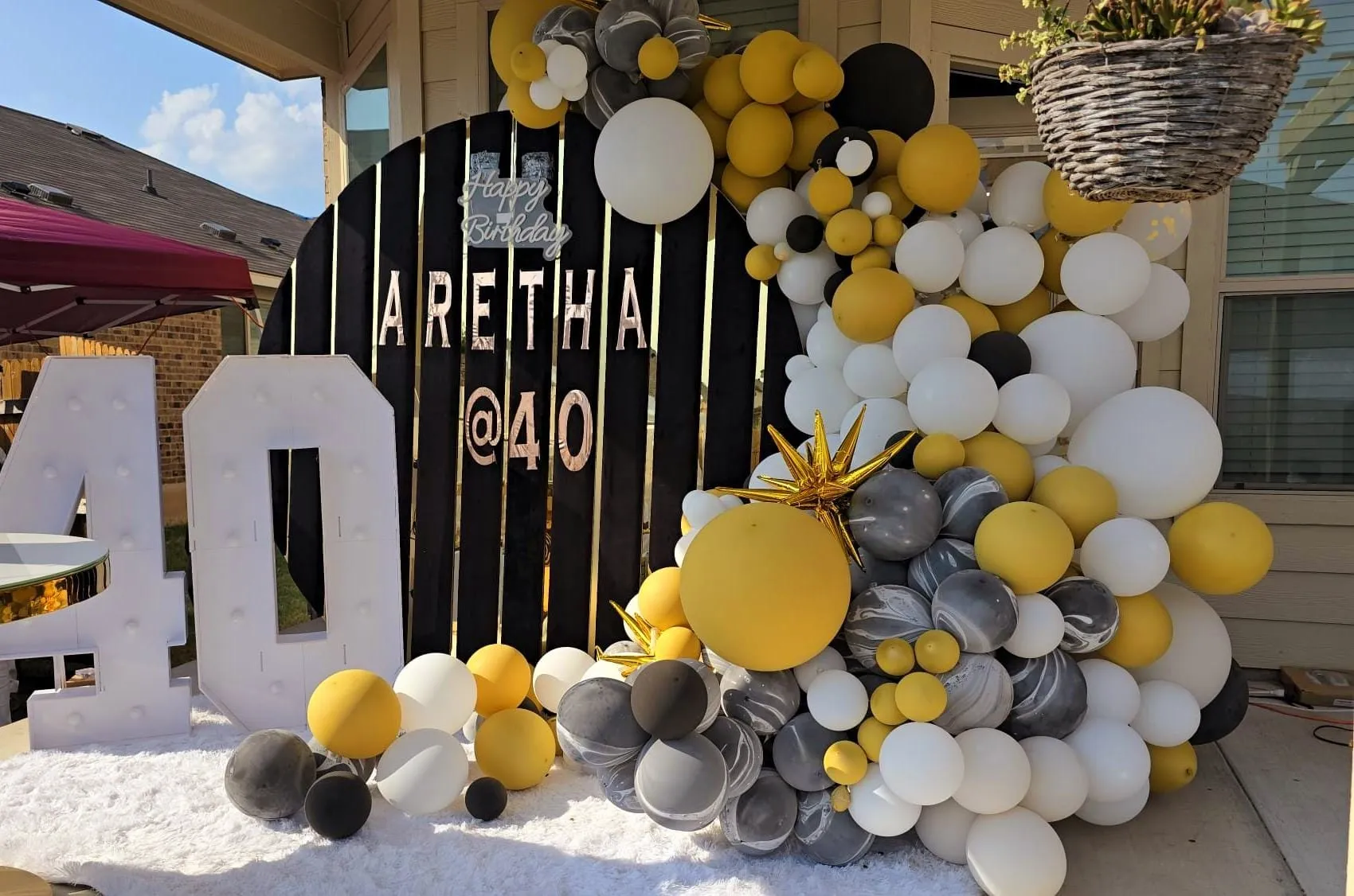  Round Balloon Backdrop