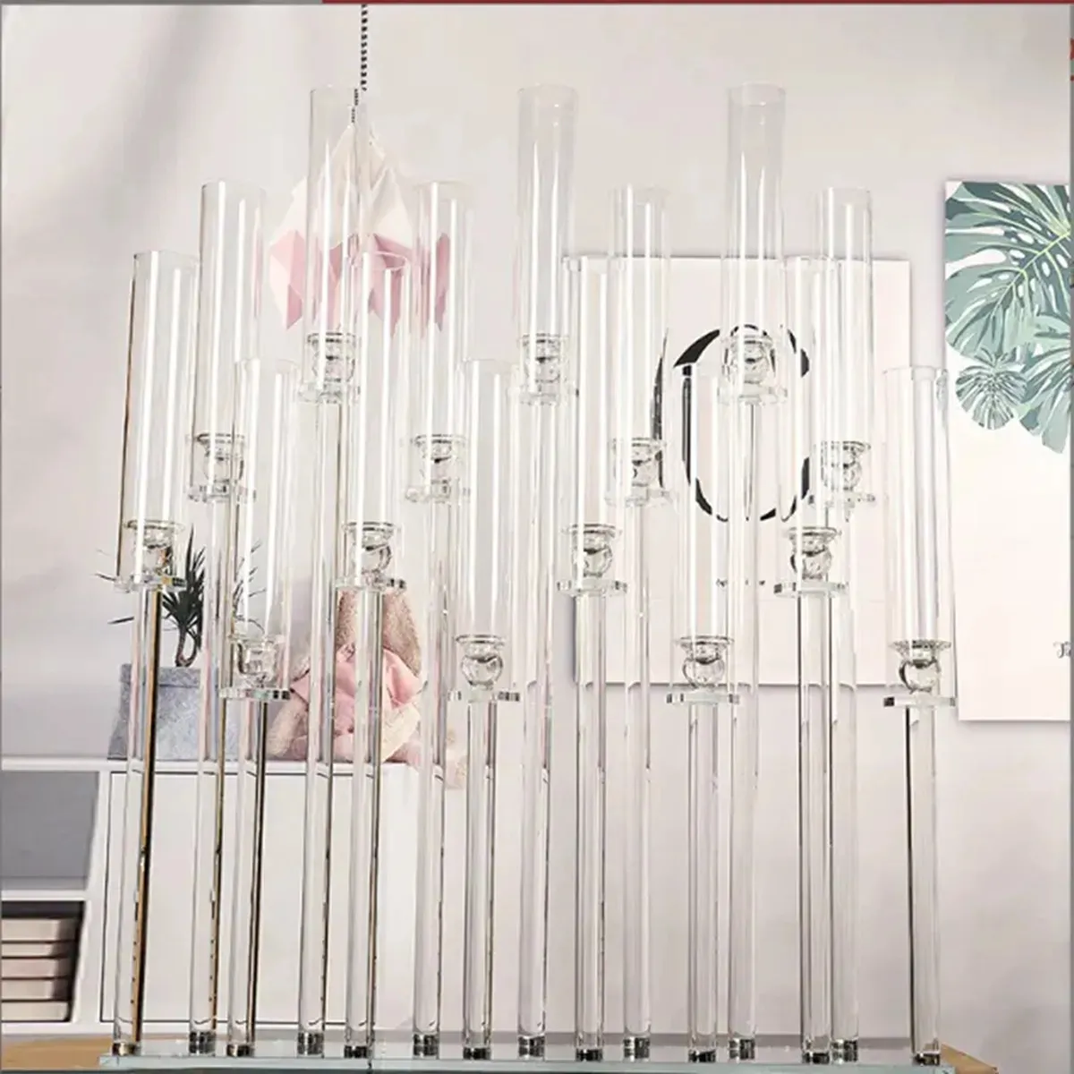 14 HEADS CRYSTAL CENTERPIECE