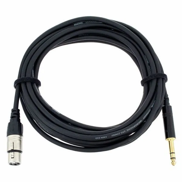 Cordial 1/4 TRS to XLR 10m 