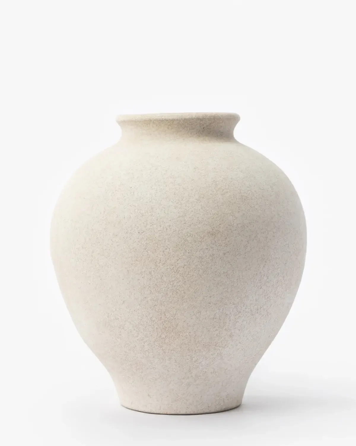 Classic White Terracotta Vase
