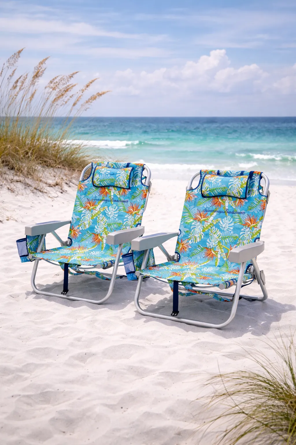 Beach Chairs ( 2 Tommy Bahama Chairs with backpack straps)