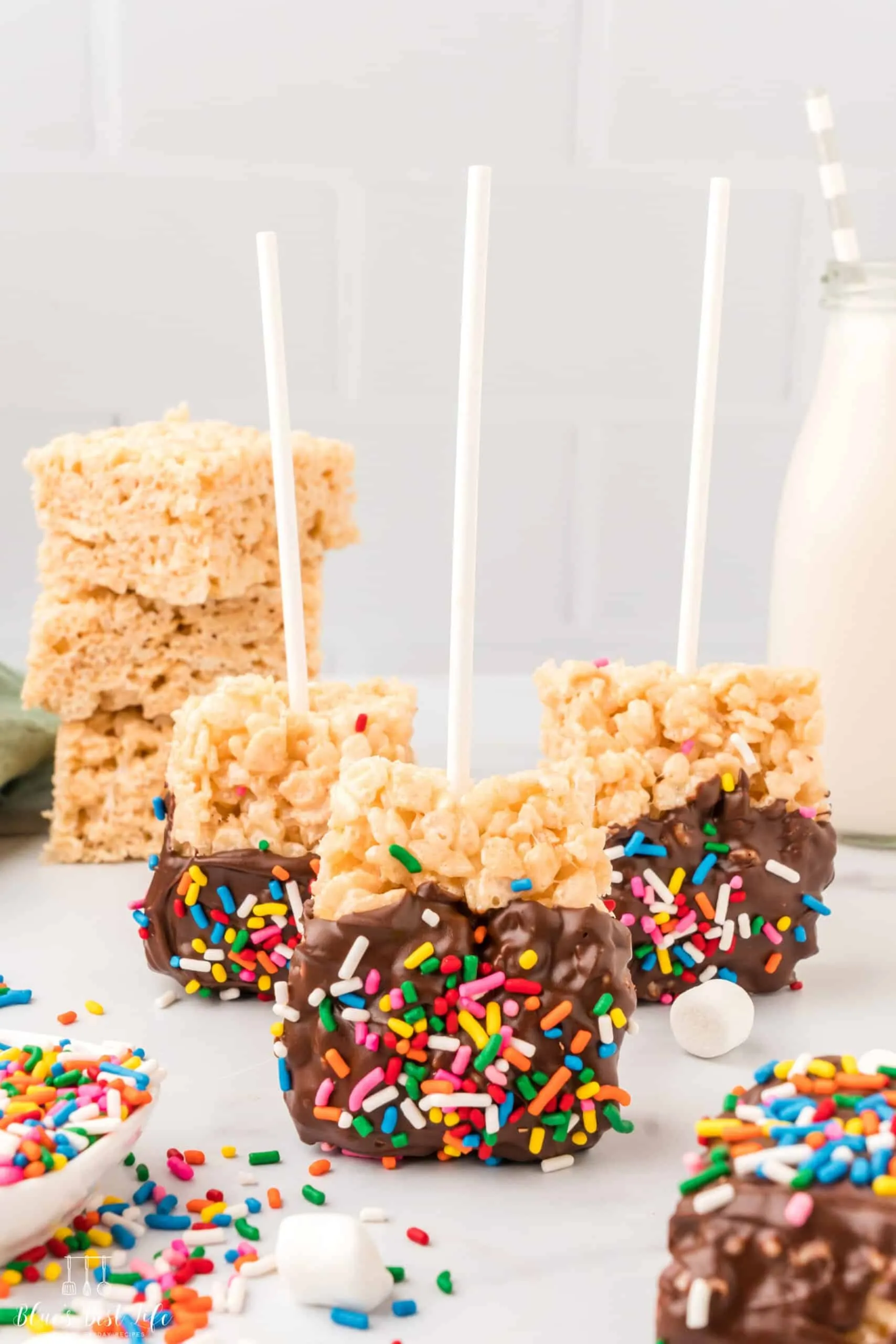 Chocolate‑Covered Rice Krispie Treats