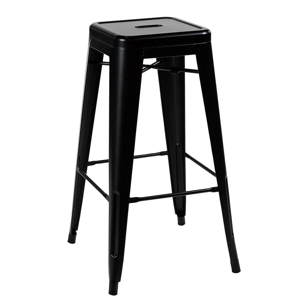 tolix stool - black