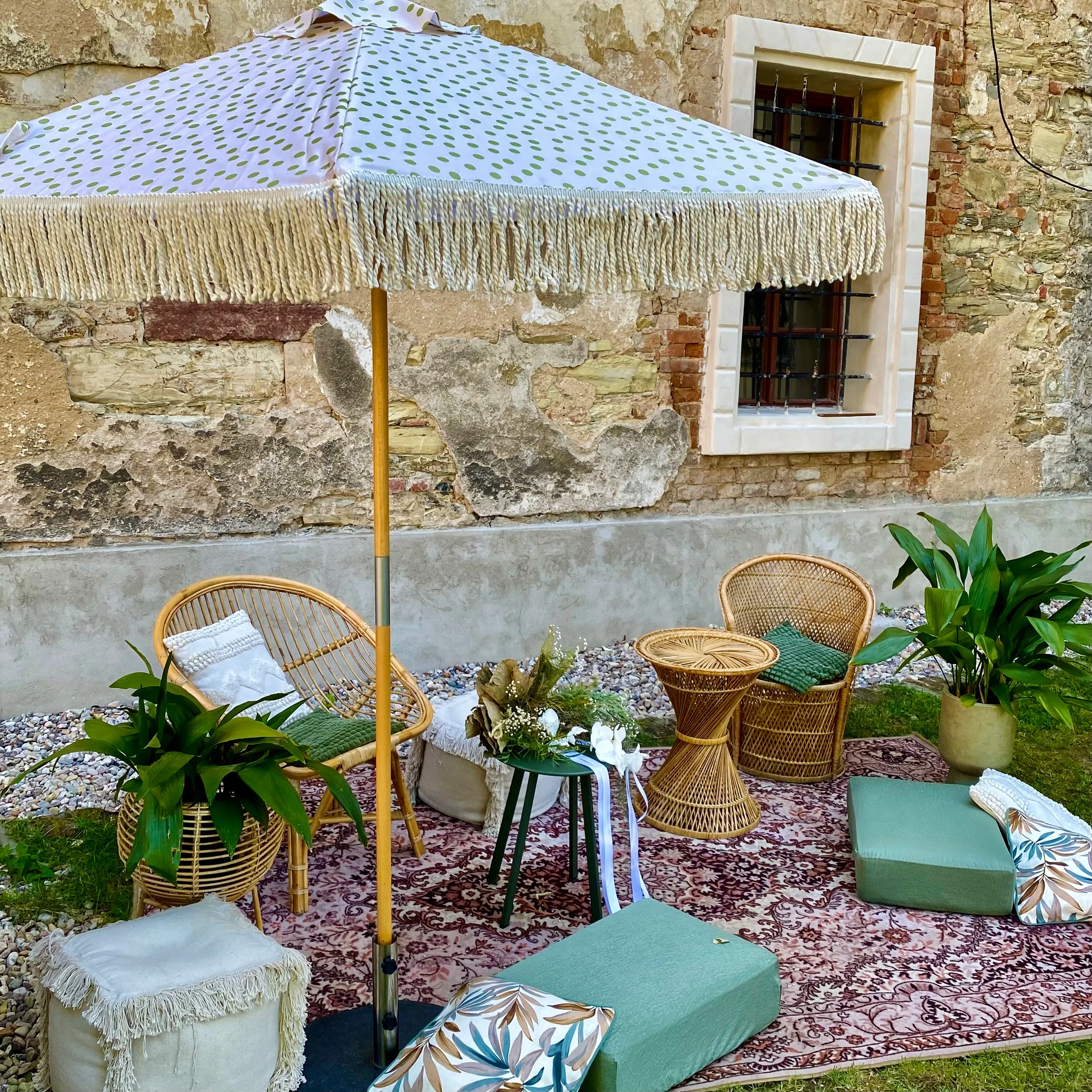 Lounge zóna Sage | 2x3 m | 4-6 osob