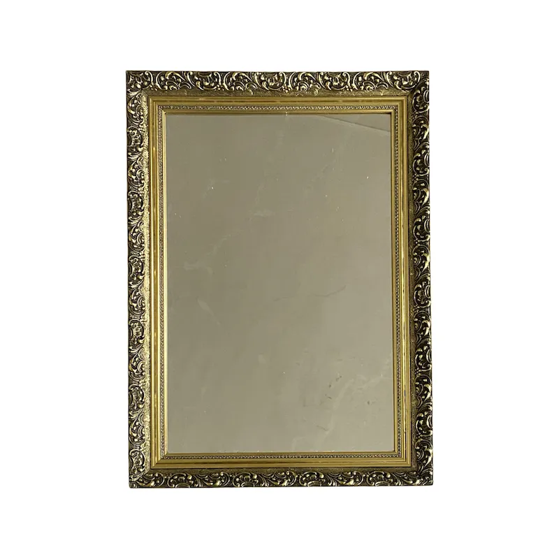 Vintage zlaté zrcadlo