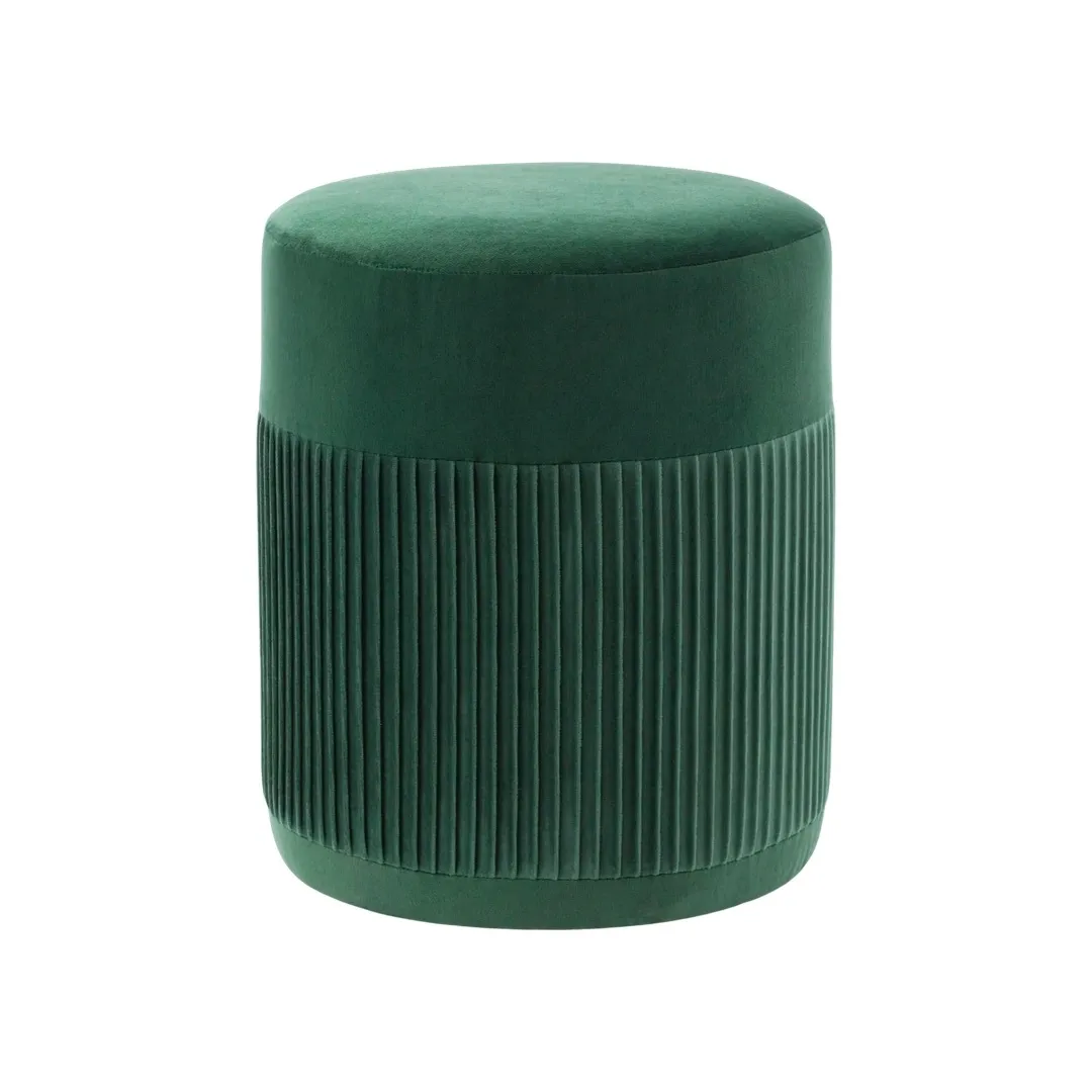 Taburet smaragdově zelený