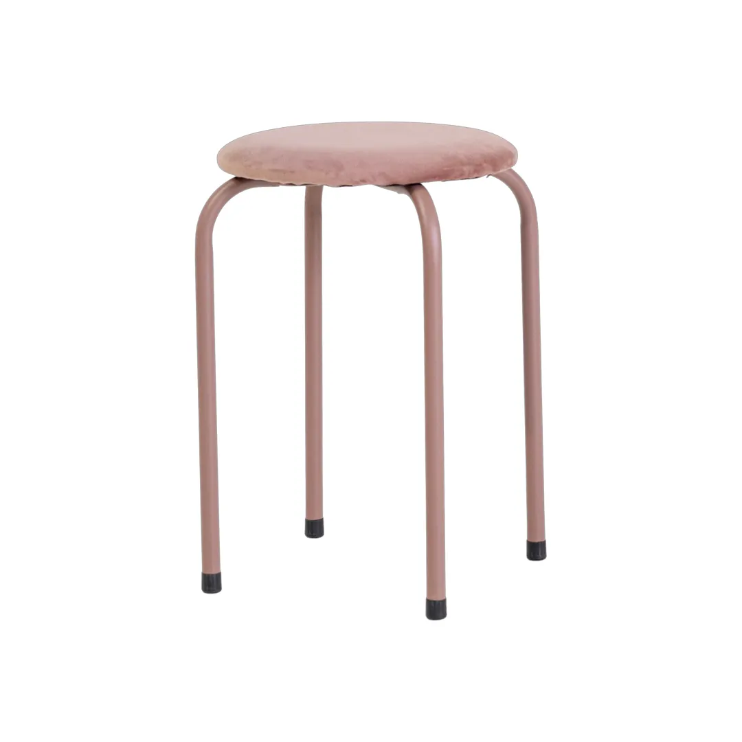 Taburet růžový