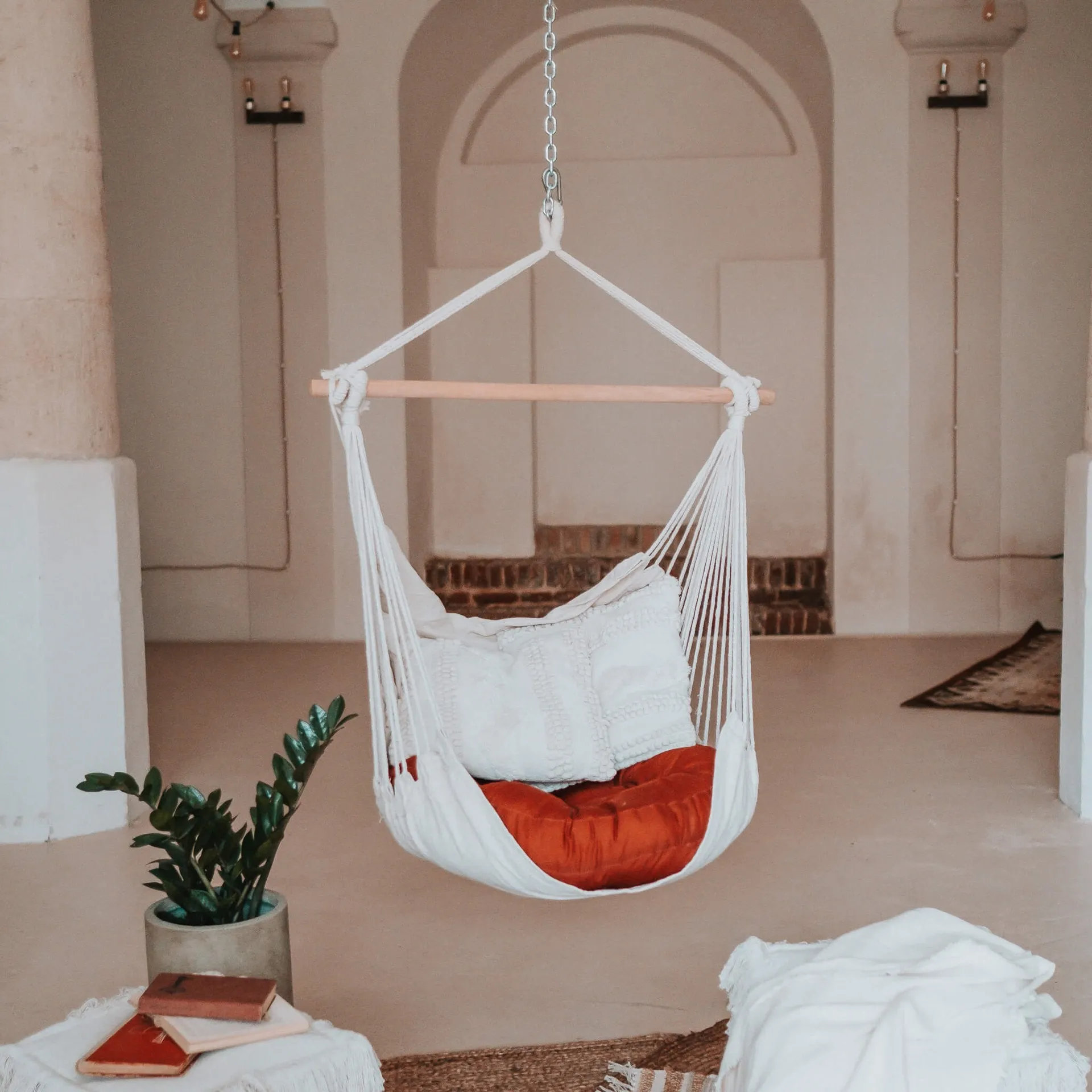 Závěsná látková houpačka