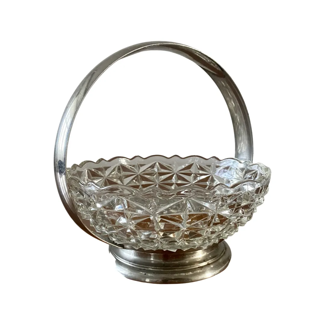 Křišťálová mísa na cukrovinky