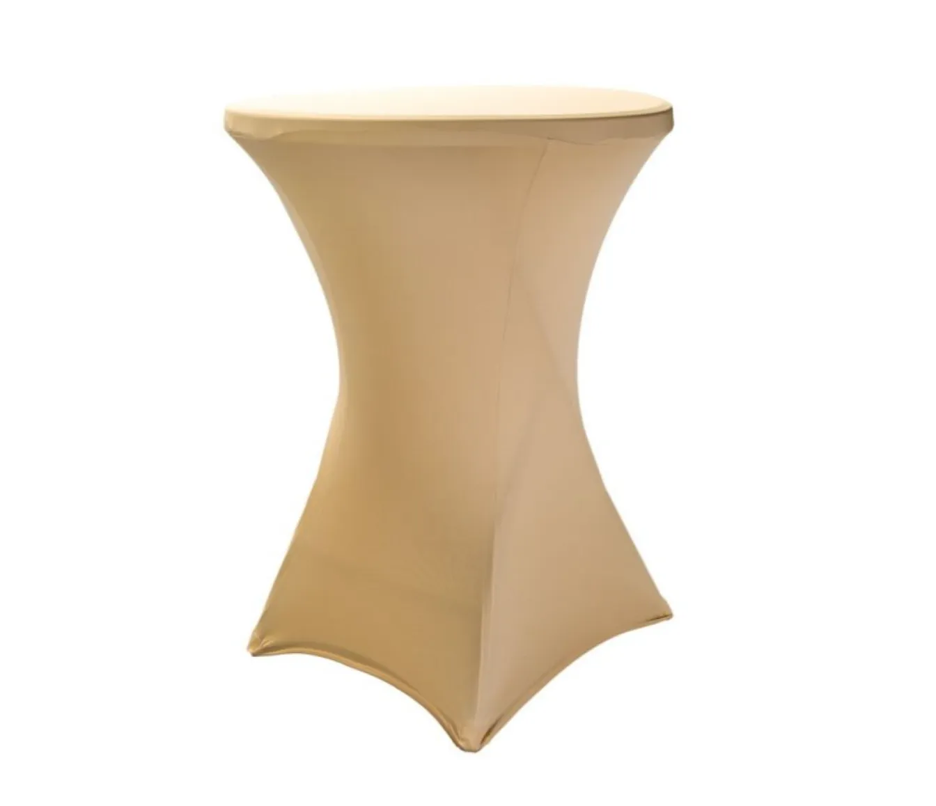 Potah na bistro stolek - šampaň