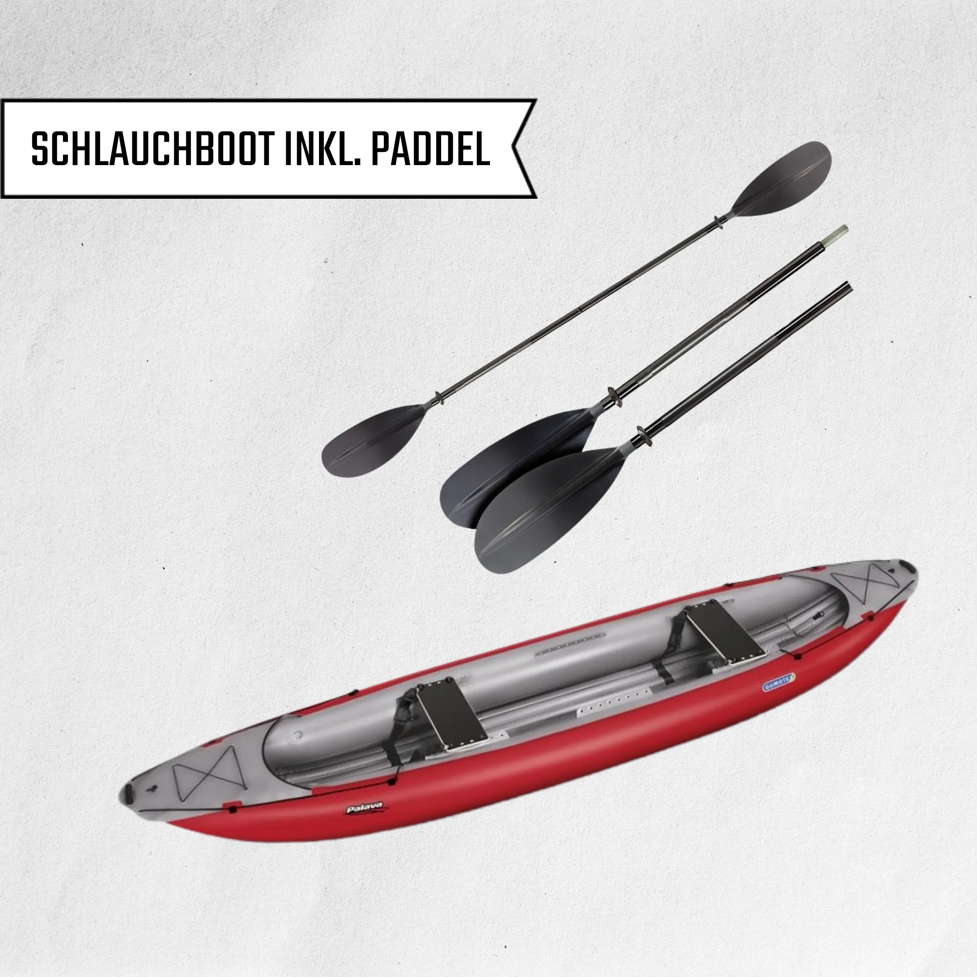 Schlauchboot inkl. Paddel