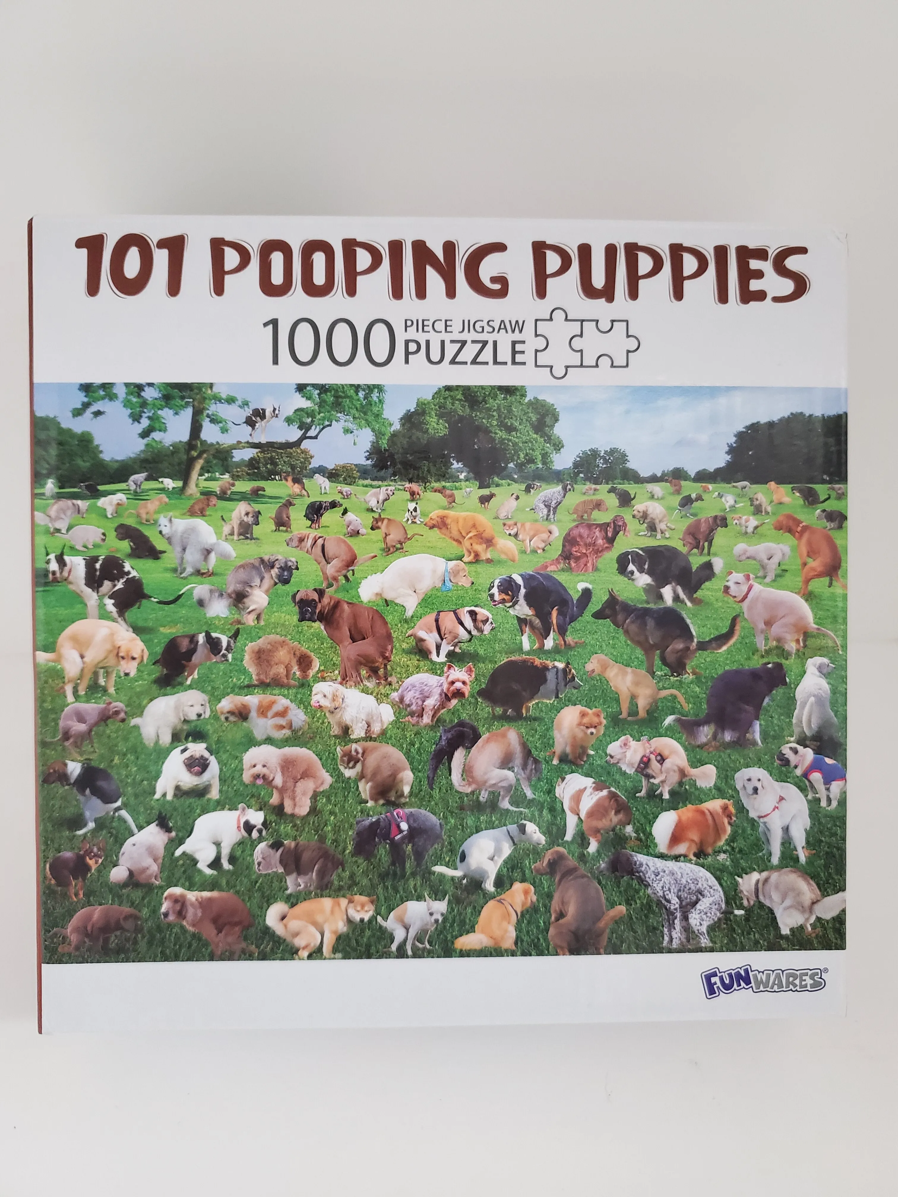 1000pc Puzzle - 101 Pooping Puppies