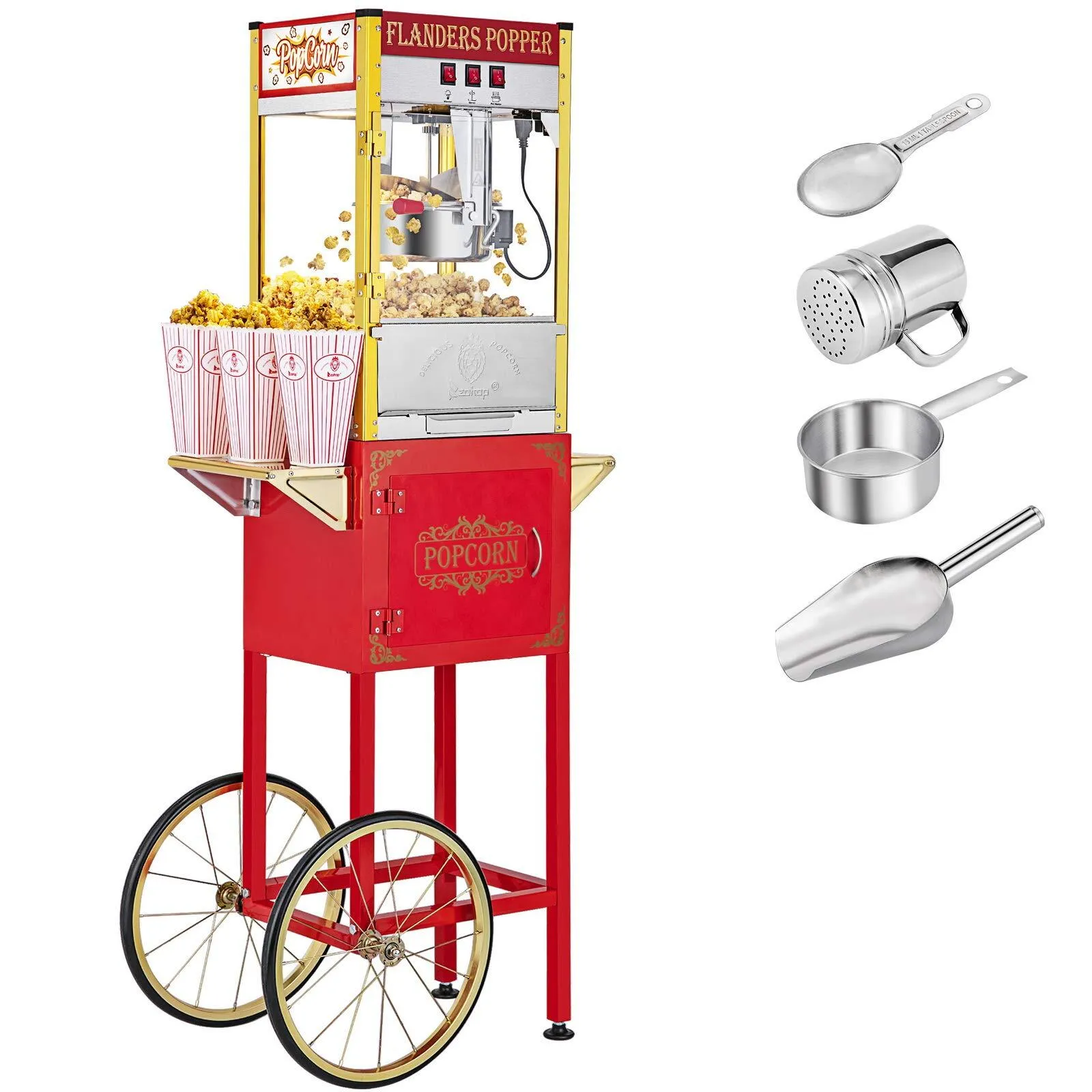 Popcorn Machine and Cart