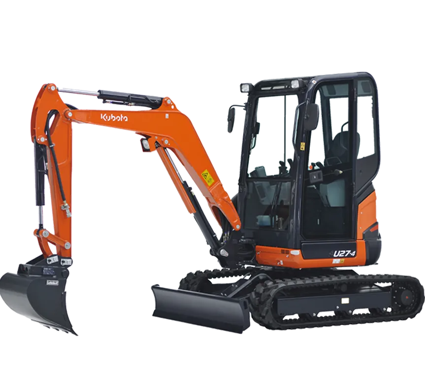 Mini Excavator Kubota U-27 12in bucket and Thumb
