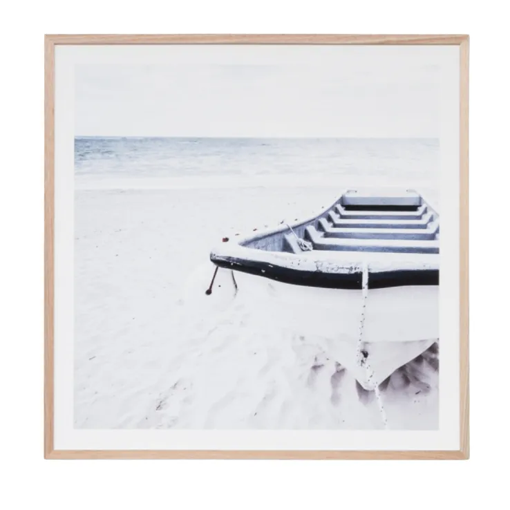 Boat Blue Wall Art 