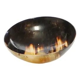 Horn Black / Cream Bowl Large