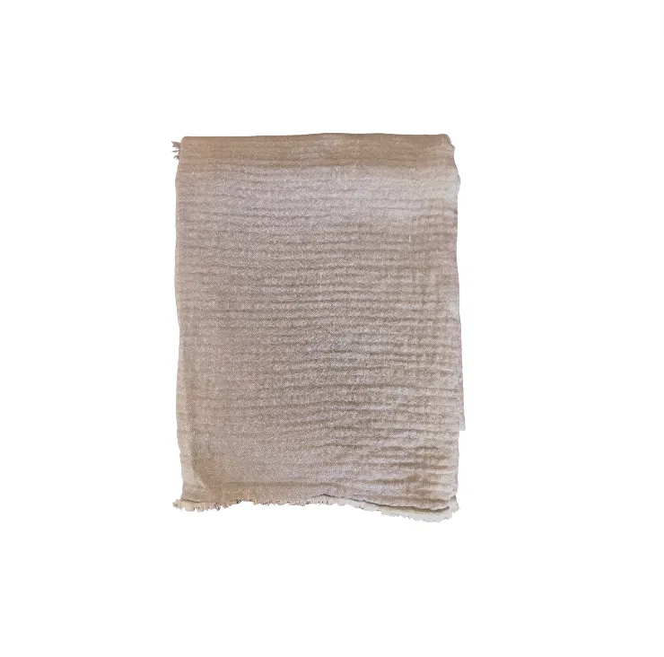 Pale Blue linen throw