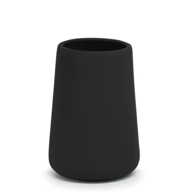 Matt Black Toothbrush Holder